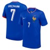 Frankrike Griezmann 7 Hjemme EM 2024 - Herre Fotballdrakt